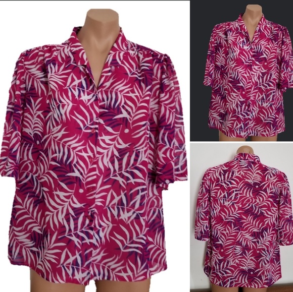 Vintage Pierre Cardin Button Down Blouse - Picture 6 of 8